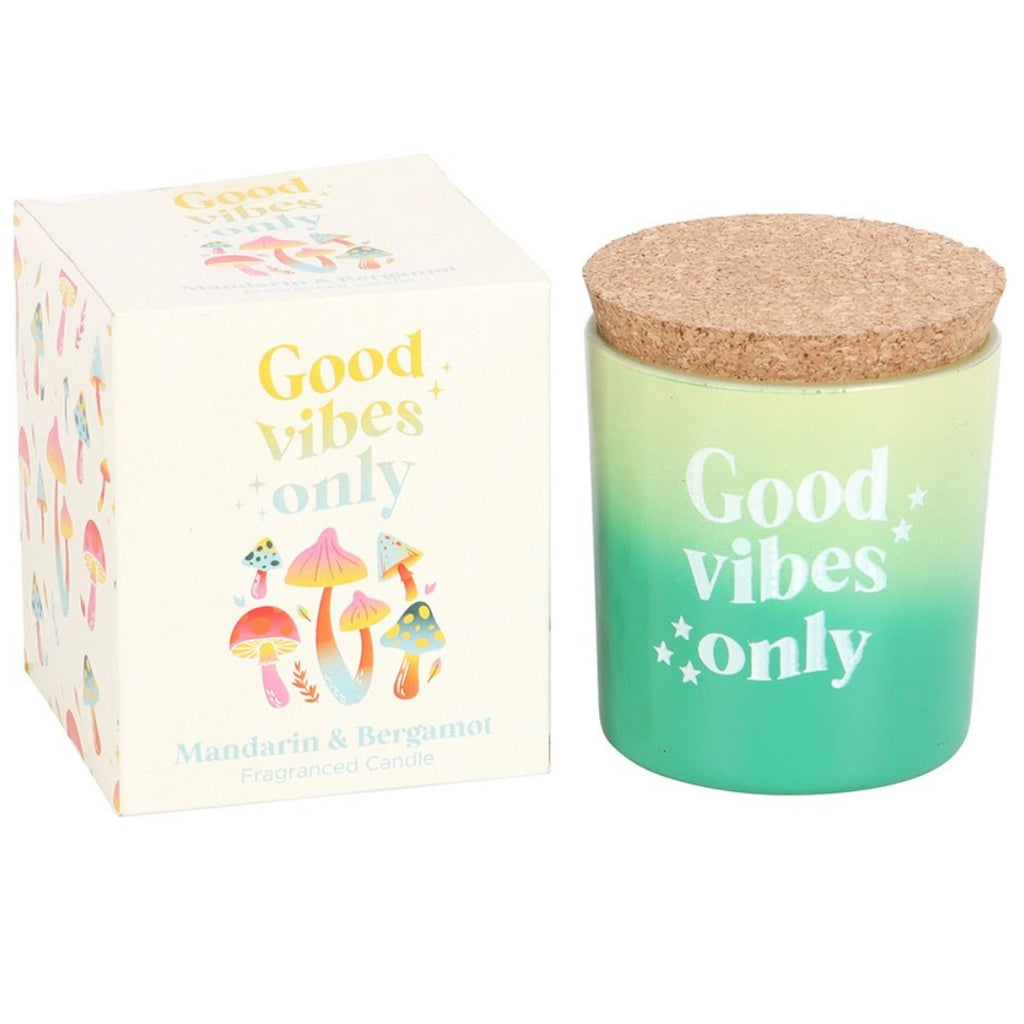 Good Vibes Only Funky Fungi Candle Candles
