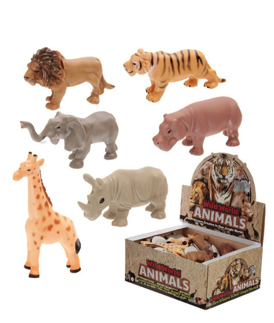 Squeezable Soft Body Safari Animals Toy