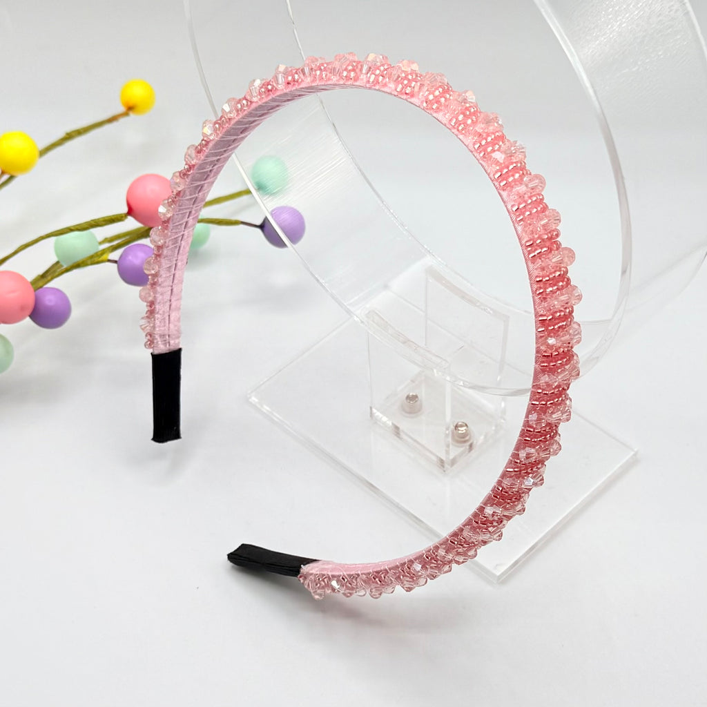 Pink Crystal Look Hair Band Hair bands