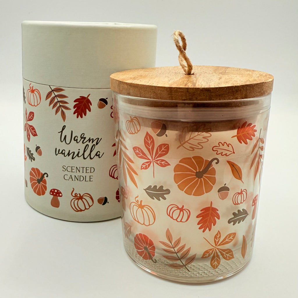 Autumn Leaves Warm Vanilla Candle Candles