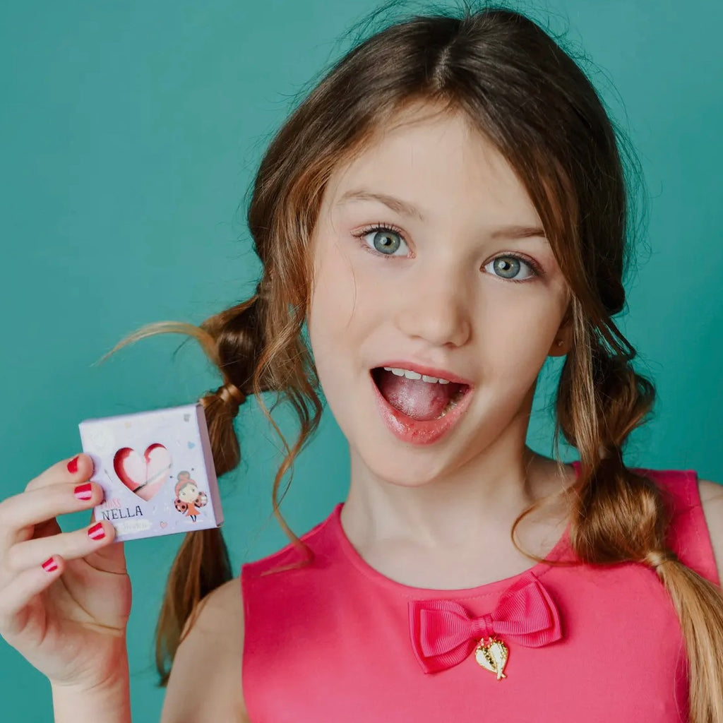 Miss NELLA Eyeshadow Duo Pink Skies Hypoallergenic Makeup For Kids Make Up