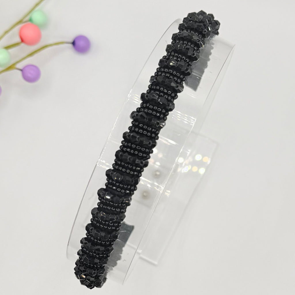 Black Crystal Look Hair Band Hair bands