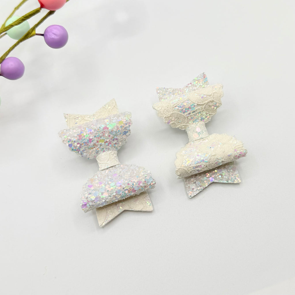 Bella Hair Bow Set - Diamonds Hair bow sets