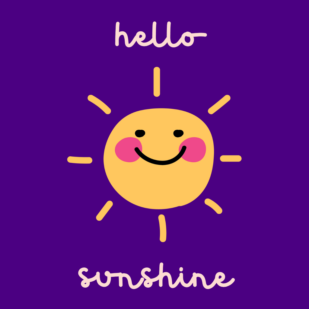 Pink Framed Print Hello sunshine Gifting