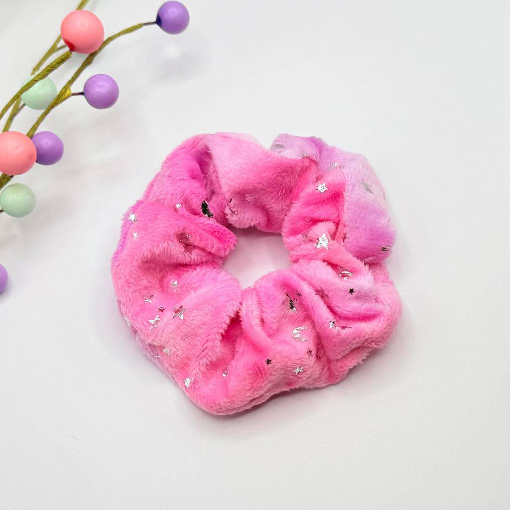 Pinky Fluffy Ombre Hair Scrunchie Hair scrunchies