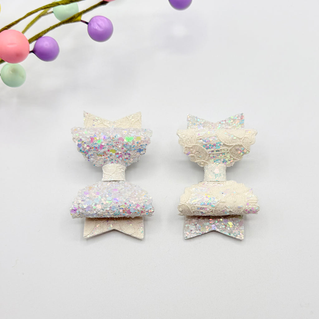 Bella Hair Bow Set - Diamonds Hair bow sets