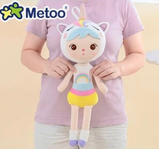 Metoo Plush Doll - Magical Rainbow Unicorn 45cm