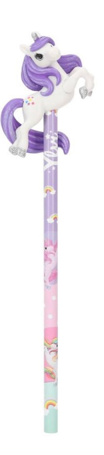 SPECIAL OFFER - Ylvi Pencil With 3D Unicorn Figurine White Stationary