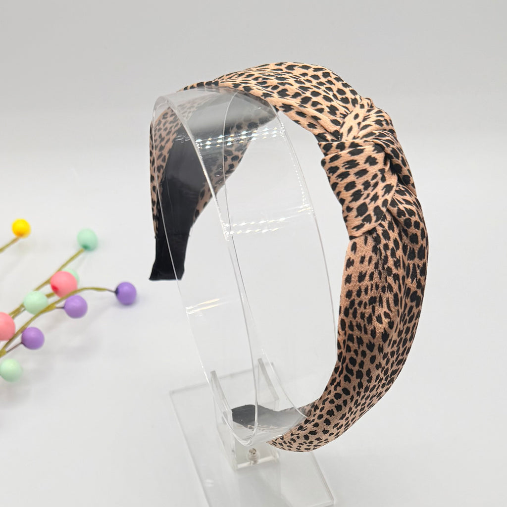 Animal Print Top Knot Hair Band Hair bands