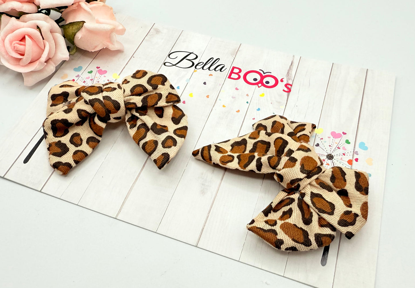 Animal Print Pigtail Set