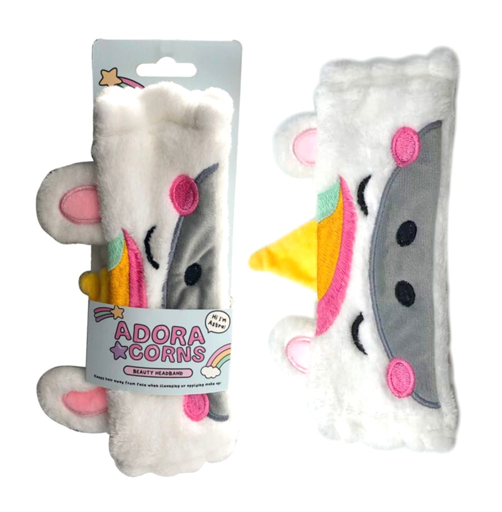 Adoracorns Astra the Unicorn Plush Headband Eye masks & beauty bands