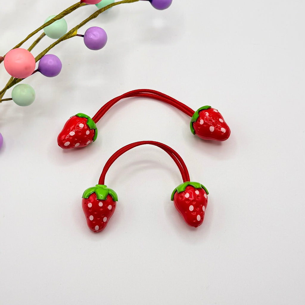 Strawberry Hair Bobble Set Hair bobbles