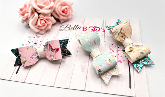 Itsy Bitsy Hair Bow Set - Butterfly Galore