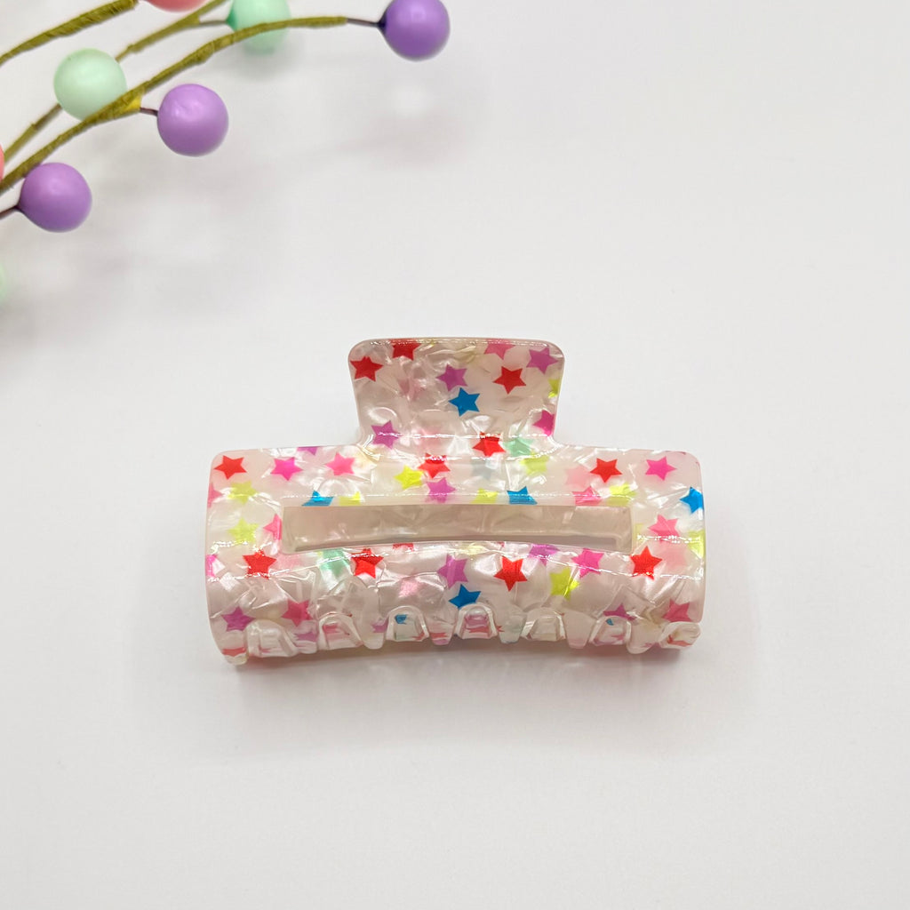 Rainbow Stars Claw Clip Hair Clips