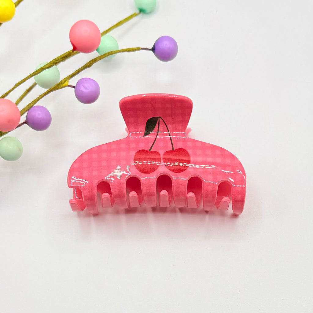 Cherry Claw Clip Hair Clips