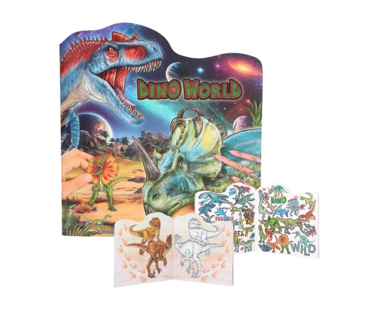 Dino World Colouring Book Figural