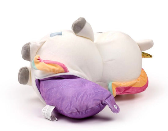 Swapseazzz Adoracorns Unicorn 2-in-1 Plush Travel Pillow & Toy