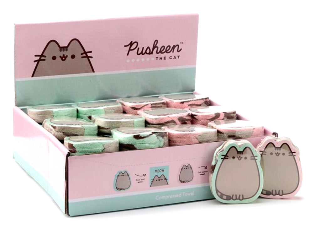 Pusheen the Cat Compressed Travel Towel Make Up