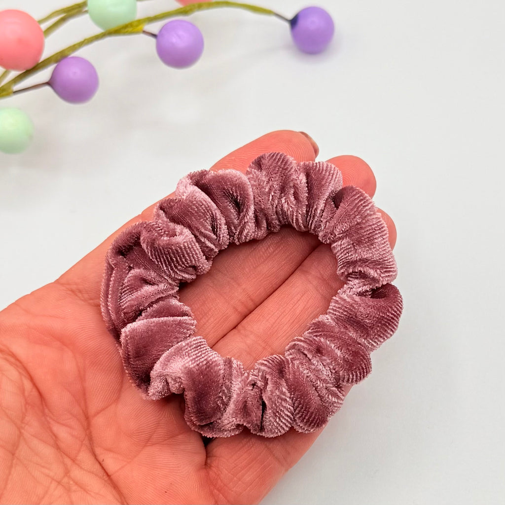 Velour Hair Scrunchie Set - Pink Animal Hair scrunchies