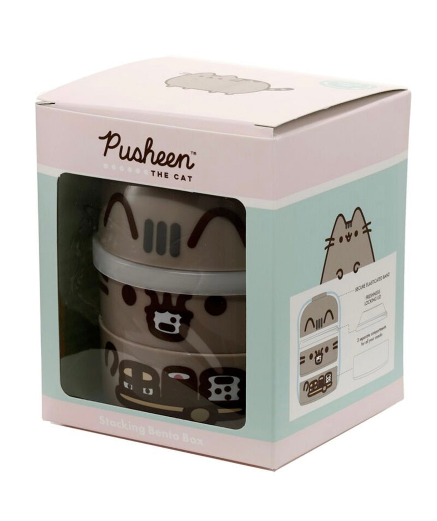 Pusheen the Cat Stacked Round Bento Lunch Box Lunch boxes
