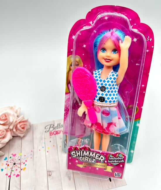 Cutie Princess Shimmer Girl -Includes Hairbrush