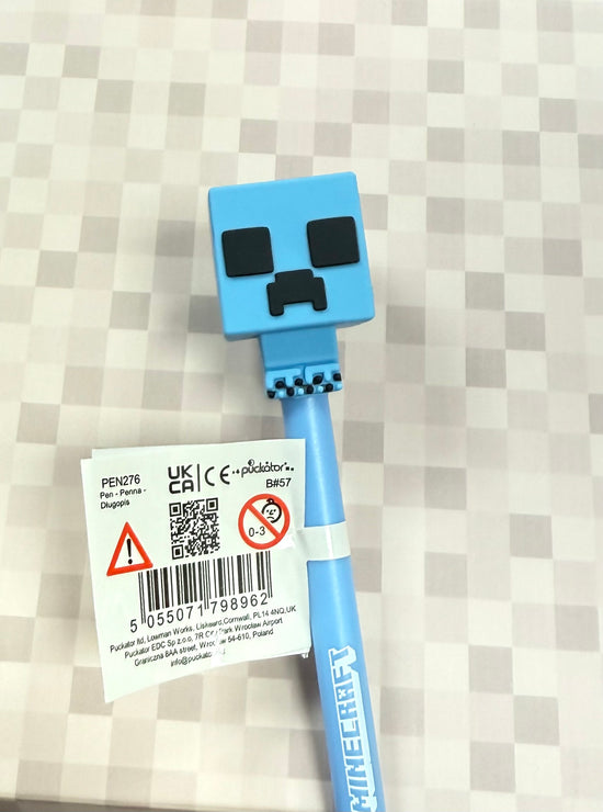 Inkredible Erasable Pen with Minecraft Chibi Style Topper