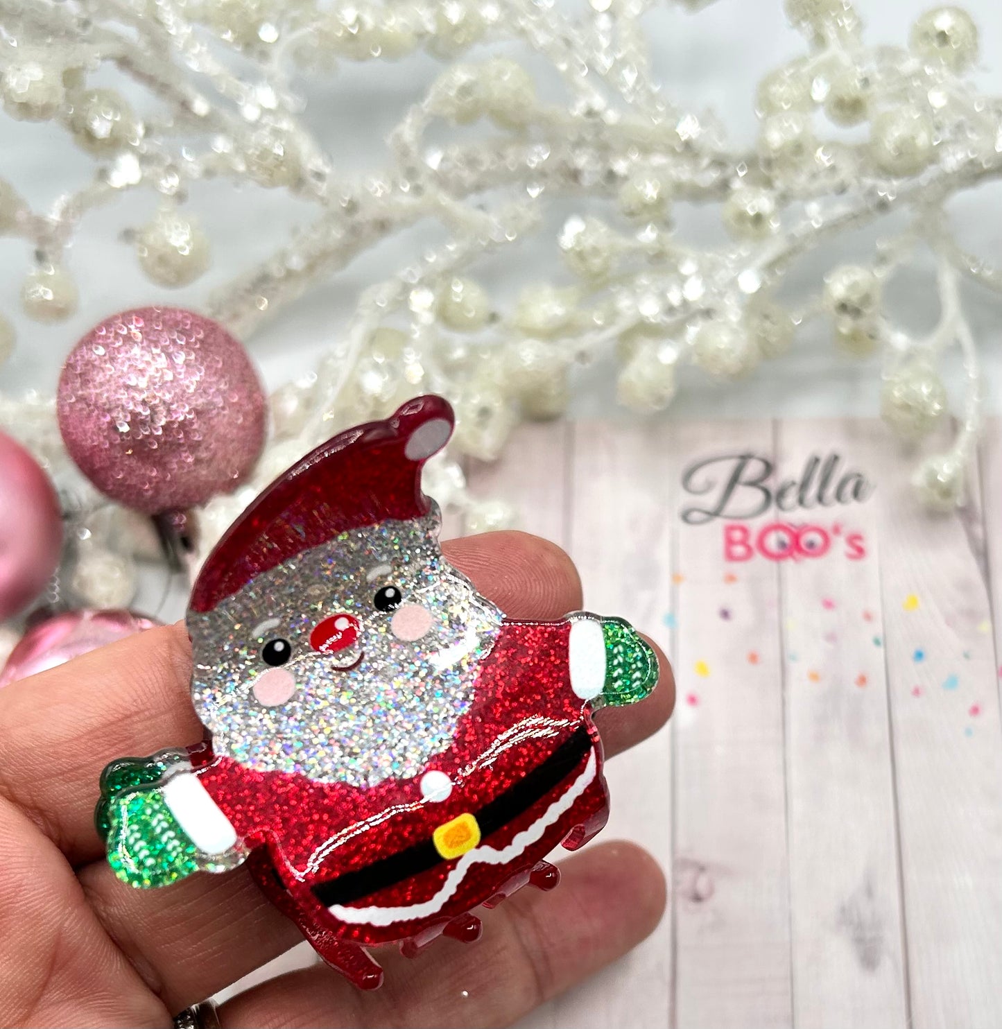 Christmas Santa Claw Clip