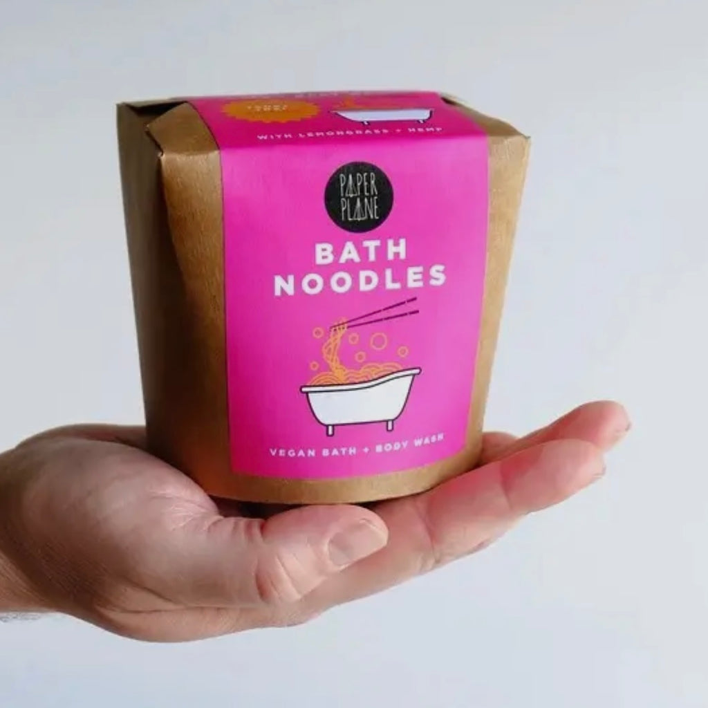 Bath Noodles - 100% Natural and Vegan Body Wash Pink - Tangy Thai Make Up