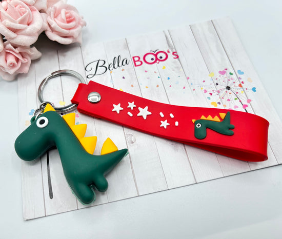 Happy Dino Keyring