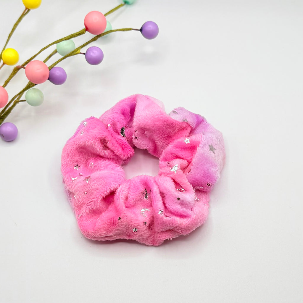 Pinky Fluffy Ombre Hair Scrunchie Hair scrunchies