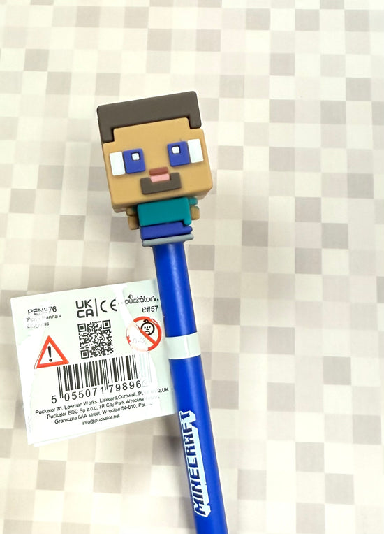 Inkredible Erasable Pen with Minecraft Chibi Style Topper