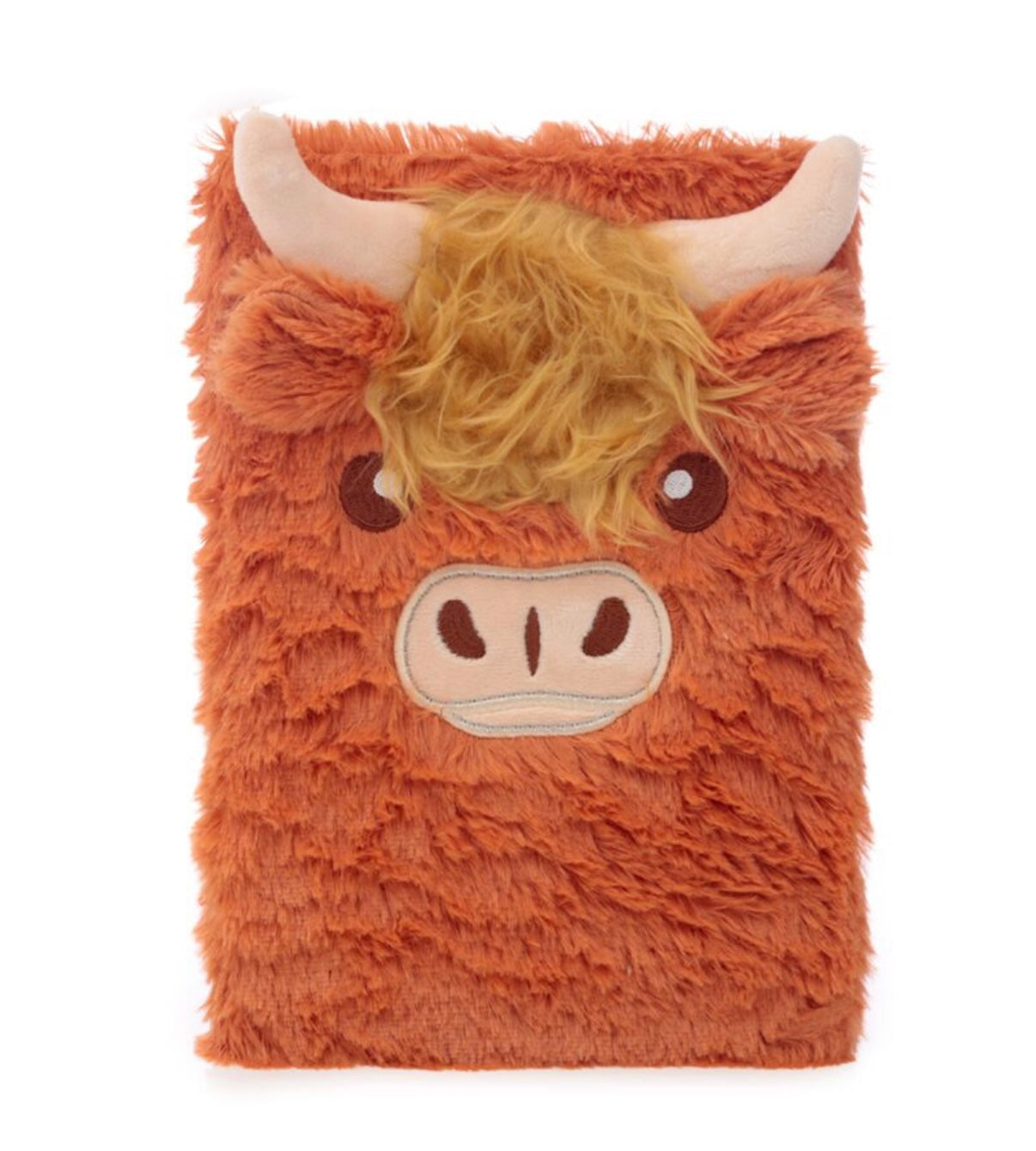 Highland Coo Cow Plush Fluffies A5 Notebook