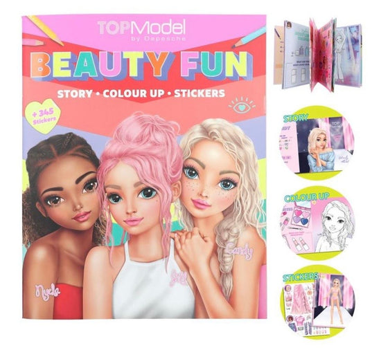 TOPModel coloring book BEAUTY FUN