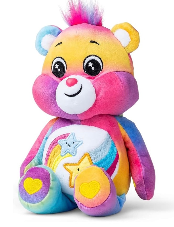 CARE BEARS 22CM BEAN PLUSH - DARE TO CARE