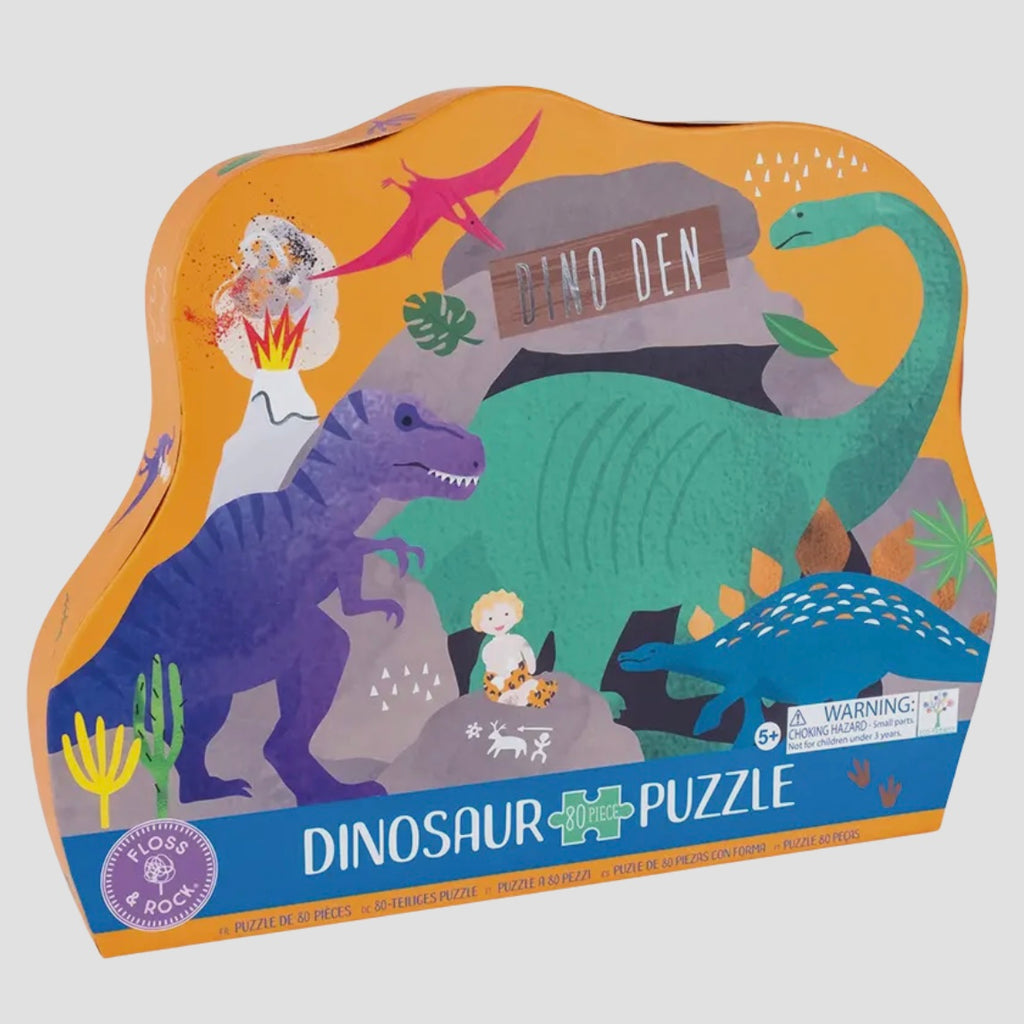 "Diplodocus" Shaped Jigsaw with Shaped Box Games