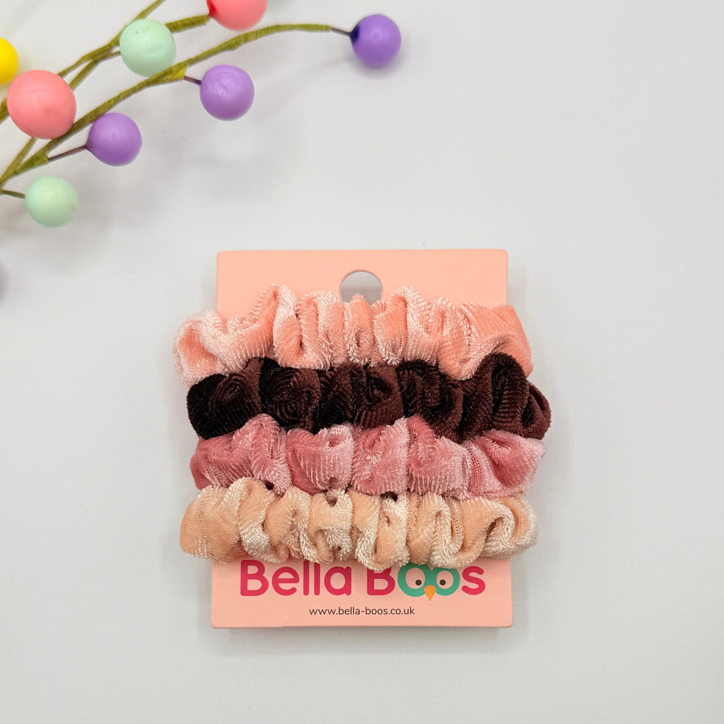 Velour Scrunchie Set Of 4 - Natural Hair scrunchies