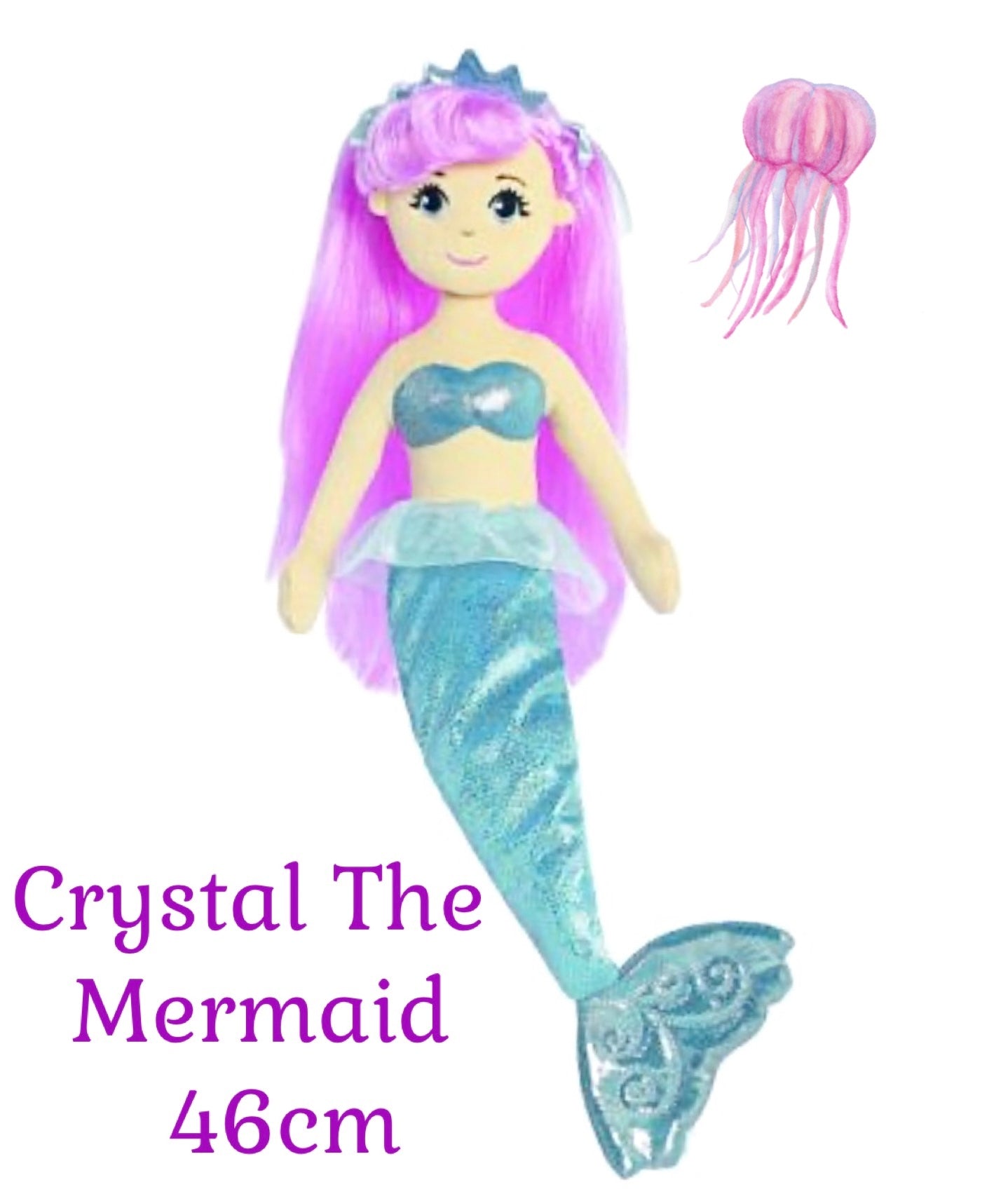 Crystal Sea Shimmers Mermaid, 46cm