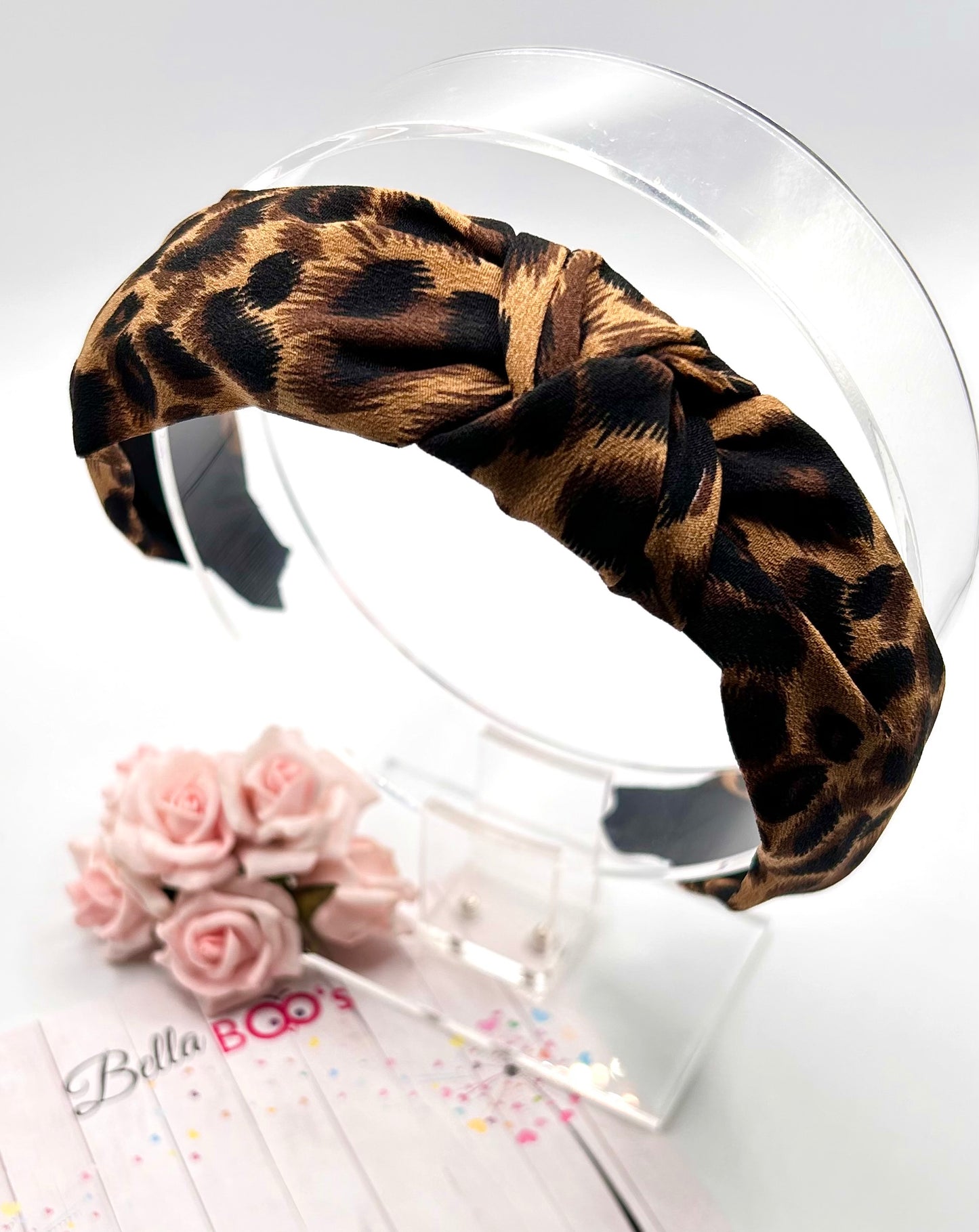 Animal Print Knot Hair Band