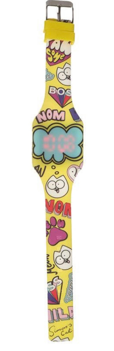 Silicone Digital Watch - Simon's Cat