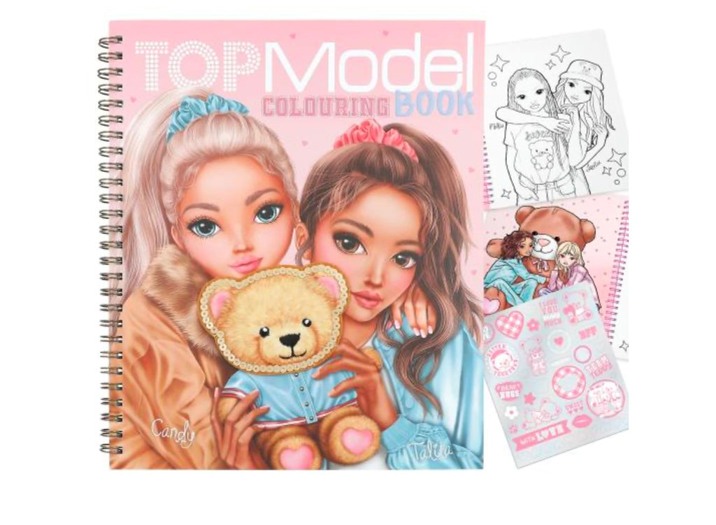 TOPModel Colouring Book TEAM TEDDY Stationary