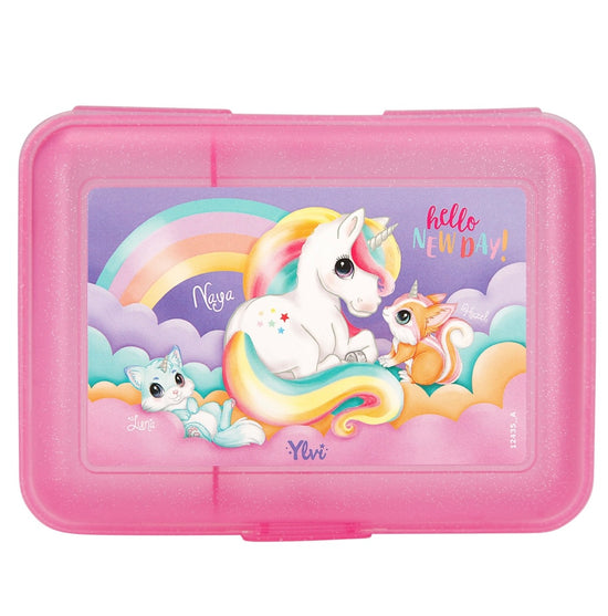 Ylvi Unicorn Glitter Lunch Box