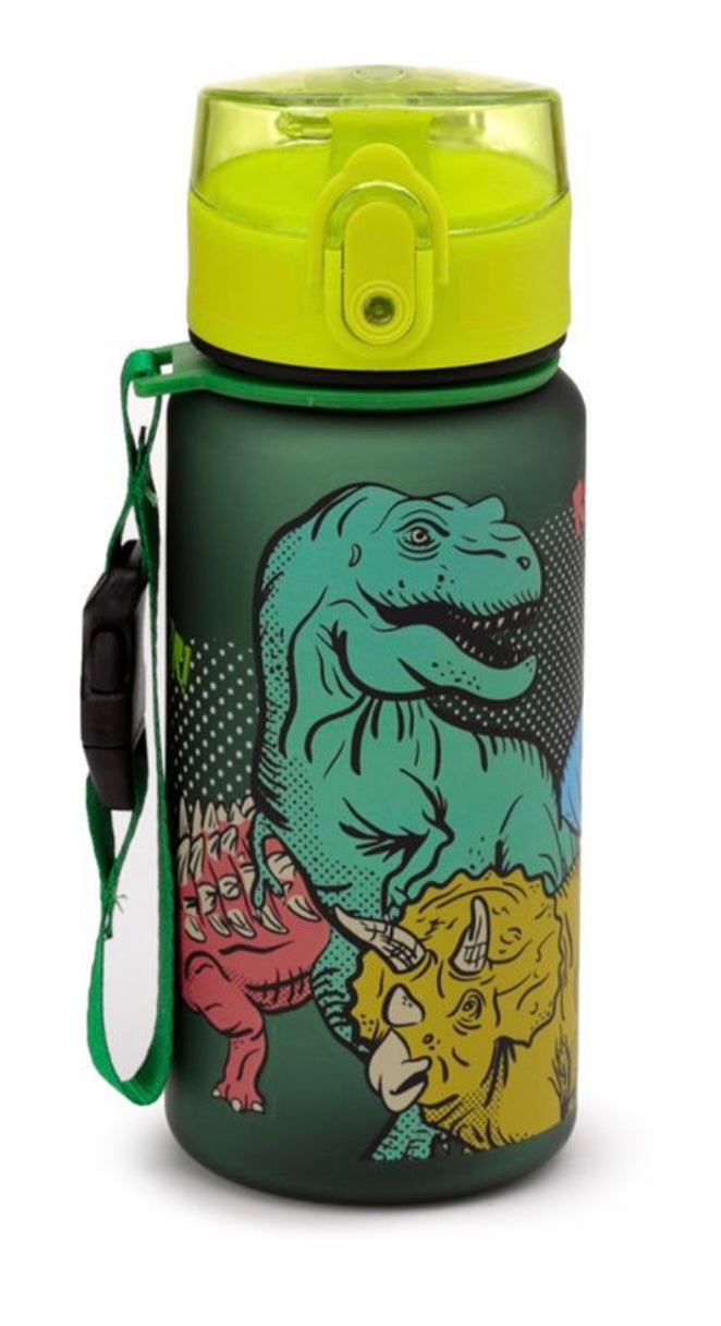 Dinosauria Pop Top Water Bottle
