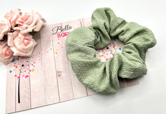 Sage Green Hair Scrunchie