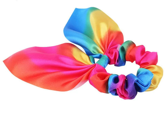 Rainbow Bright Tails Scrunchie