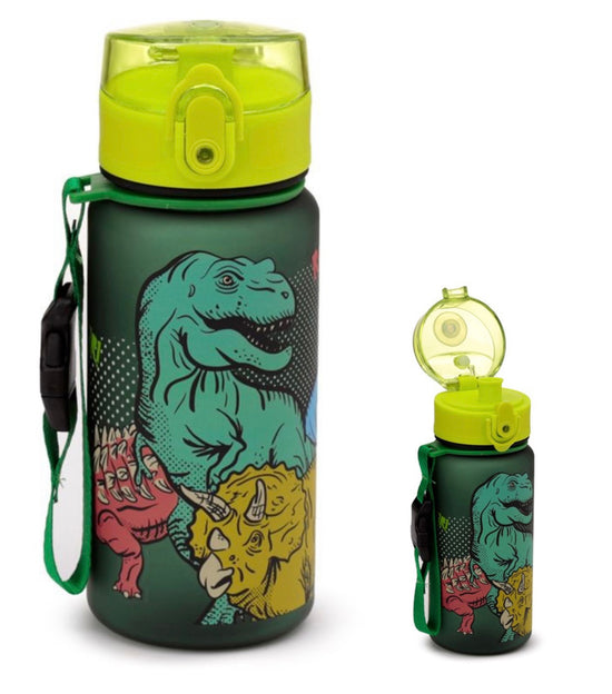 Dinosauria Pop Top Water Bottle