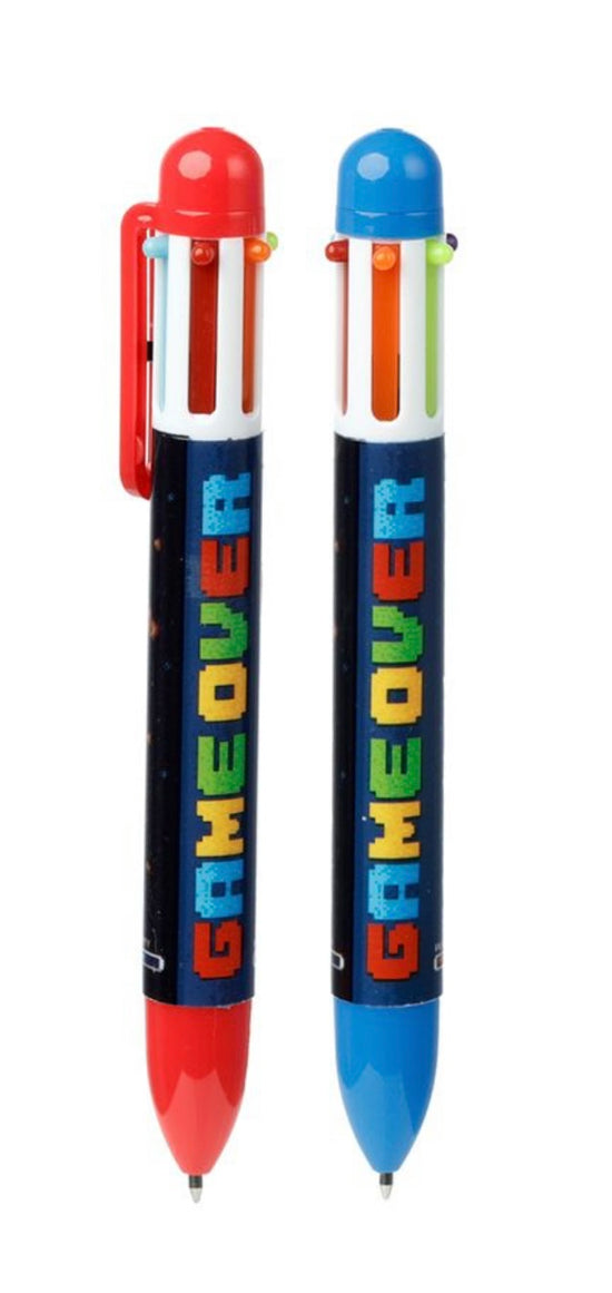 Load image into Gallery viewer, Game Over Multi Coloured Writing Pen - Select your colour
