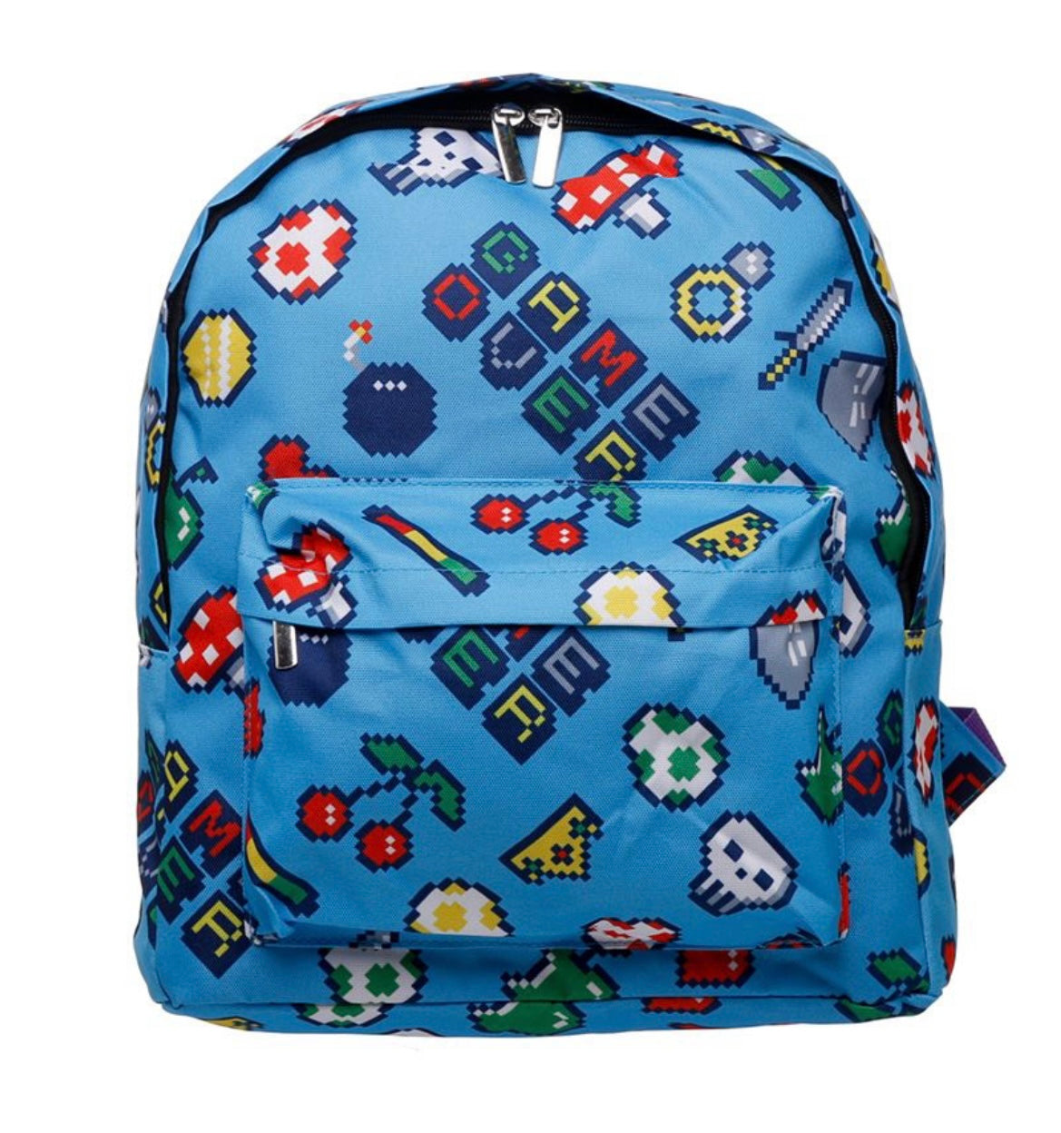 Game Over Polyester Rucksack Backpack