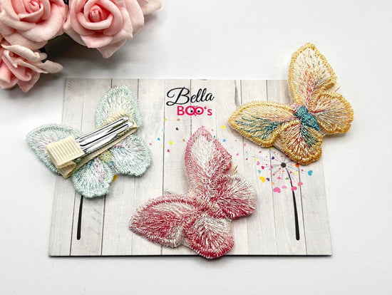 Load image into Gallery viewer, Butterfly Clip Set
