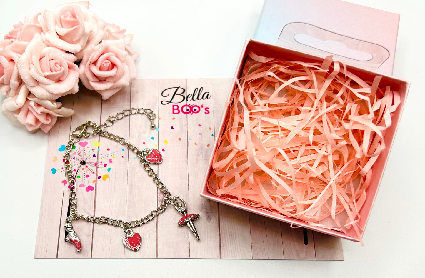 Ballerina Charm Bracelet - Gift Boxed