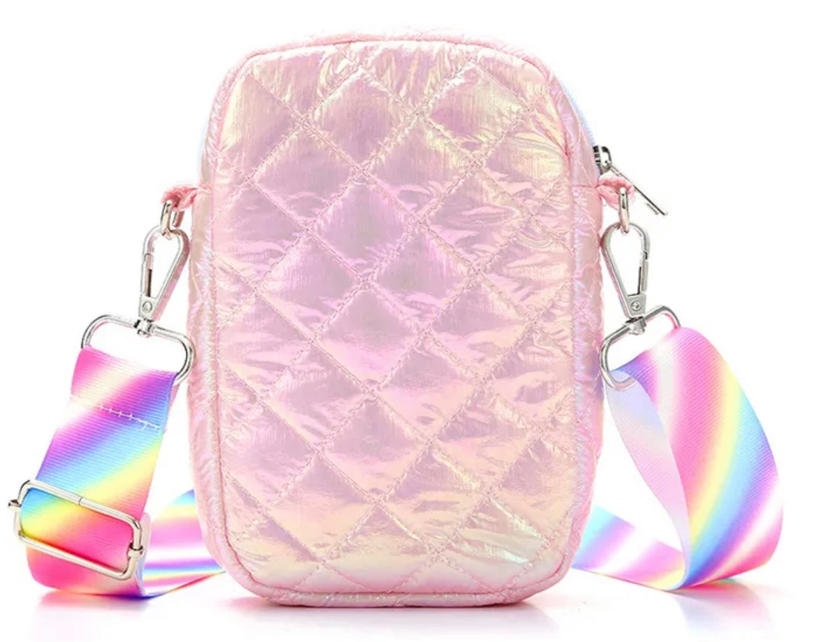 Pink Iridescent Bag